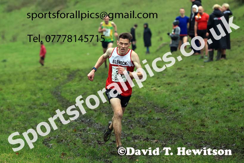 Junior Men and Masters Men 2023 NECAA Cross Country Relays, Thornley Hall Farm, Peterlee, County Durham. Photo: David T. Hewitson/Sports for All Pics